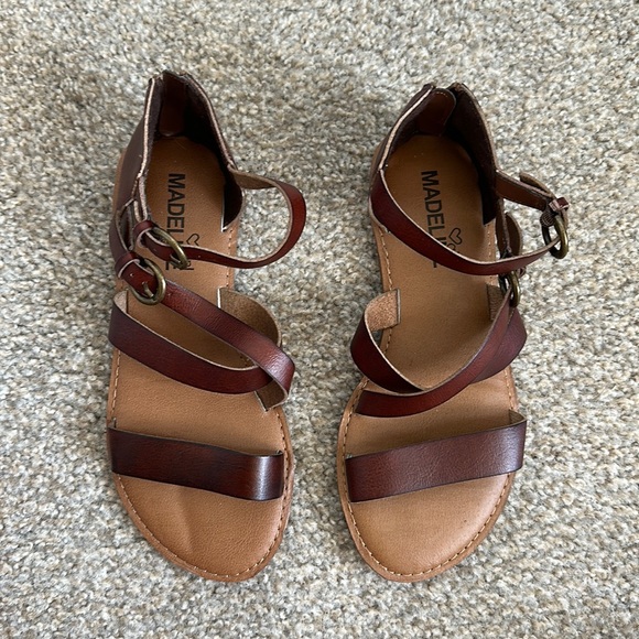 Brown Madeline Girl Sandals - Picture 1 of 7